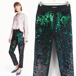 H&M Sequin Jeans
